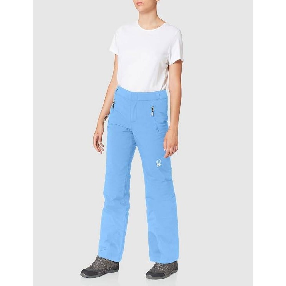 Spyder Women's Insulated Ski Snow Pants Light Blue Size 10 Thinsulate Snow Ski
